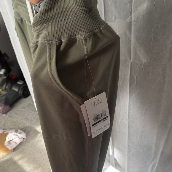 Spyder Olive Green Joggers - Picture 5 of 7